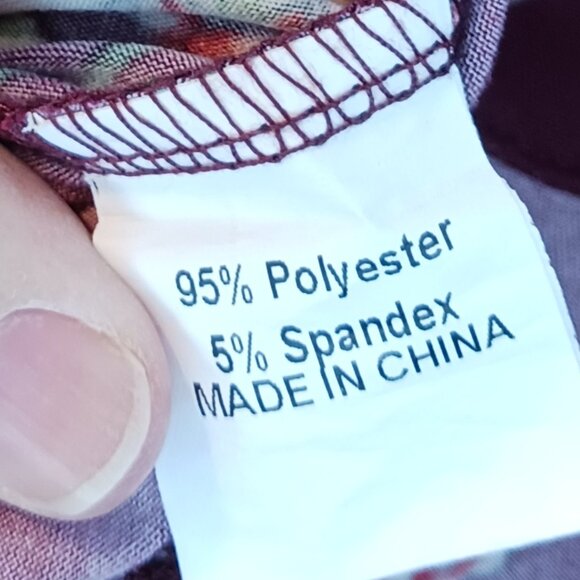 #42 3/$18 - a. Jesdani Red/Pink Long Sleeve Top Size 2X - Picture 5 of 6